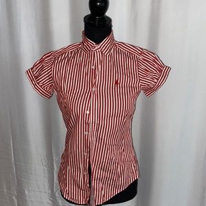 Ralph Lauren red button down